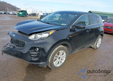 2017 Kia Sportage Lx z USA, uszkodzony, nr VIN KNDPMCAC1H7255675